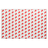 Rote Bullen Stoff (Yard (91,4 cm))