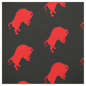 Rote Bullen, Stoffe, schwarz Stoff (Muster)