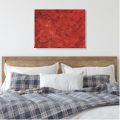 Rote Burgunder-Banane Papier umwickelter Leinwandd Leinwanddruck (Insitu (Schlafzimmer))
