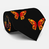 Rote Butterflys von Schaufenstern. Krawatte (Gerollt)