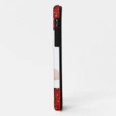 Rote Button Punkte mit Foto Case-Mate iPhone Hülle (Hinten/Links)