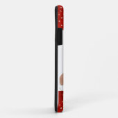 Rote Button Punkte mit Foto Case-Mate iPhone Hülle (Hinten/Rechts)