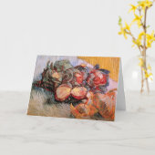 Rote Cabbages und Onions von Vincent van Gogh Karte (Gelbe Blume)
