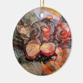 Rote Cabbages und Onions von Vincent van Gogh Keramikornament (Links)