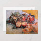 Rote Cabbages und Onions von Vincent van Gogh Postkarte (Vorne/Hinten)