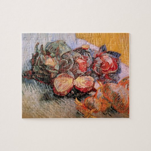 Rote Cabbages und Onions von Vincent van Gogh Puzzle (Horizontal)