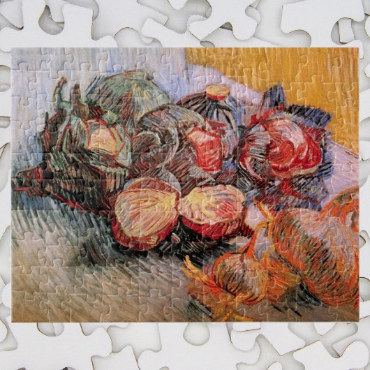 Rote Cabbages und Onions von Vincent van Gogh Puzzle