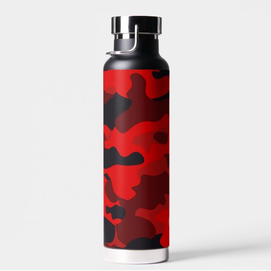 Rote Camouflage #2 Durchstechflasche mit Kupfer Trinkflasche (Rechts)