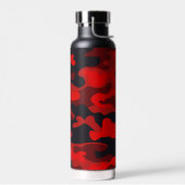 Rote Camouflage #2 Durchstechflasche mit Kupfer Trinkflasche (Links)