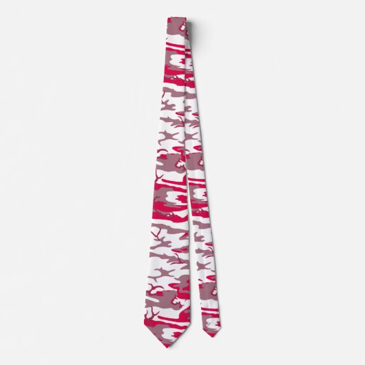Rote Camouflage Krawatte (Vorderseite)
