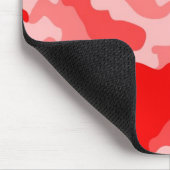 Rote Camouflage Mousepad (Ecke)