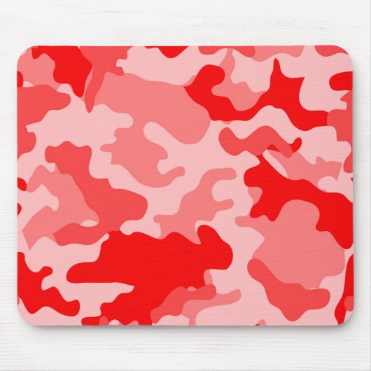 Rote Camouflage Mousepad (Vorne)