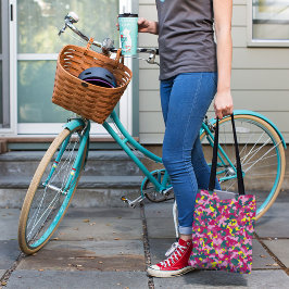 ROTE CAMOUFLAGE PATTERN TOTE BAG TASCHE