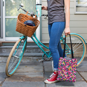 ROTE CAMOUFLAGE PATTERN TOTE BAG TASCHE