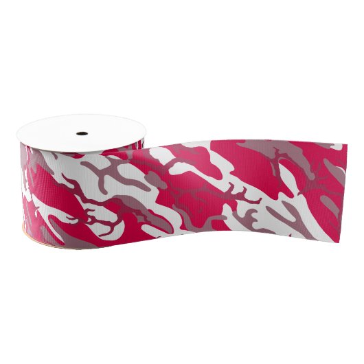 Rote Camouflage Ripsband (Spule)