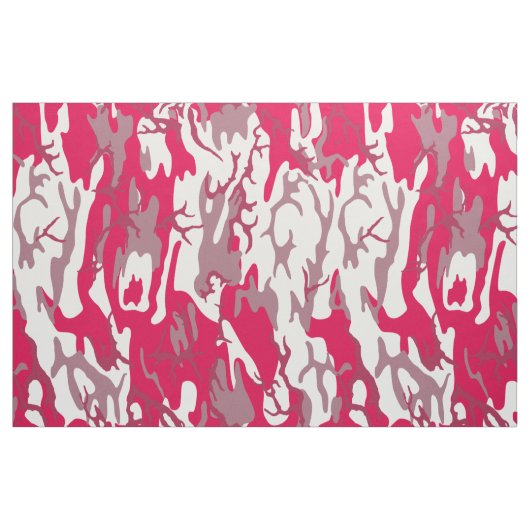 Rote Camouflage Stoff (Fat Quarter (45,7 x 55,9 cm))