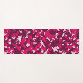 rote Camouflage Yogamatte (Vorderseite (Horizontal))