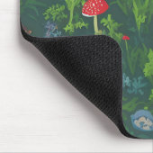 Rote Cap Pilze und Gnome Mousepad (Ecke)