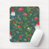 Rote Cap Pilze und Gnome Mousepad (Mit Mouse)