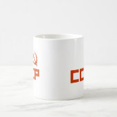 Rote CCCP Hammer und Sichel Kaffeetasse (Mittel)