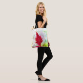 Rote Celosia-Taschen-Tasche Tasche (Am Model)