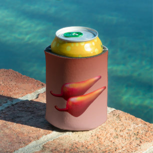 Rote Chili Paprika Dosenkühler 2-seitig
