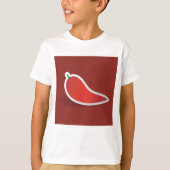 Rote Chili Paprika T-Shirt (Vorderseite)