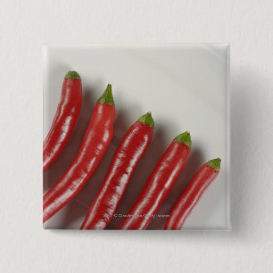 Rote Chili-Paprikaschoten Button