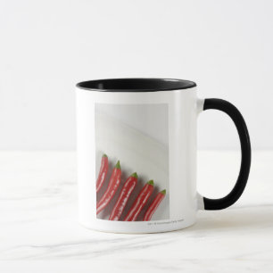 Rote Chili-Paprikaschoten Tasse
