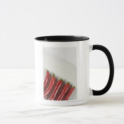 Rote Chili-Paprikaschoten Tasse (Rechts)