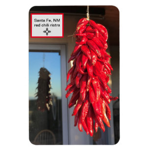 Rote Chili Ristra Santa Fe Stil Kühlschrank Magnet