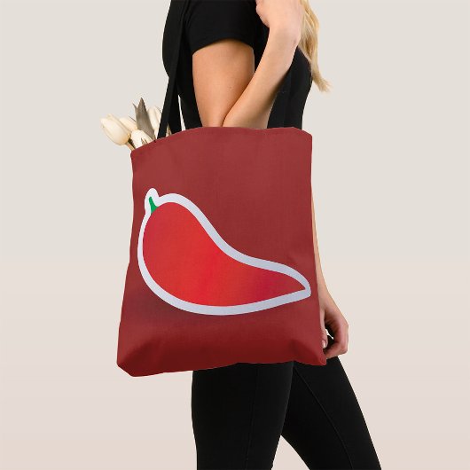 Rote Chili-Schote Tasche