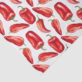 Rote Chili-Schoten Seidenpapier (Ausschnitt)