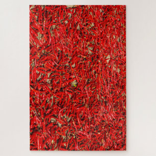 Rote Chilischoten Puzzle