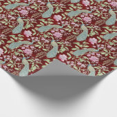 Rote Chinoiserie Piazza della Riforma Geschenkpapier (Ecke)