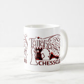 Rote Chrom-Tasse Kaffeetasse (VorderseiteRechts)