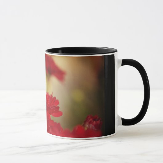 Rote Chrysanthemen Tasse (Rechts)