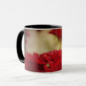 Rote Chrysanthemen Tasse (Vorderseite Links)