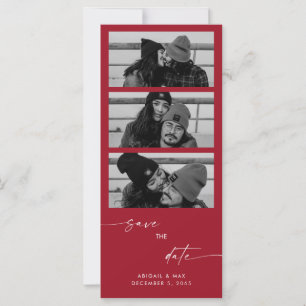 Rote Collage S/W-Foto Lange Hochzeit Termin vormer