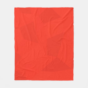 Rote, coole, trendige, moderne, einfache geometris fleecedecke