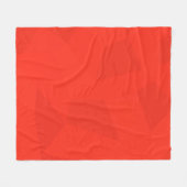 Rote, coole, trendige, moderne, einfache geometris fleecedecke (Vorderseite (Horizontal))