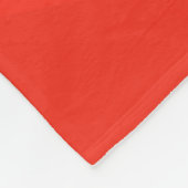 Rote, coole, trendige, moderne, einfache geometris fleecedecke (Ecke)