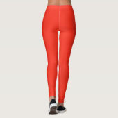 Rote, coole, trendige, moderne, einfache geometris leggings (Rückseite)