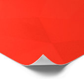 Rote, coole, trendige, moderne, einfache geometris poster (Ecke)