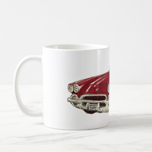 Rote Corvette Kaffeetasse (Links)