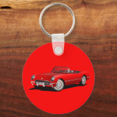 Rote Corvette Schlüsselanhänger (Vorderseite)