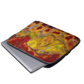 Rote Crayola Jasper Laptopschutzhülle (Vorne Knopf)