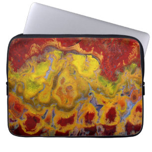 Rote Crayola Jasper Laptopschutzhülle