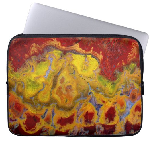 Rote Crayola Jasper Laptopschutzhülle (Vorderseite)