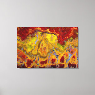 Rote Crayola Jasper Leinwanddruck